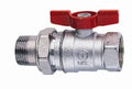 Giacomini  R919 vanne integral papillon raccord 3 pcs 1/2" X1/2"