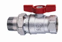 Giacomini R919 vanne intégrale papillon raccord 3 pcs 4/4 1/4'X 4/4 1/4
