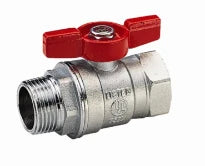 Giacomini  R914 vanne pass. integral man. papillon mxf G 3/4”F X 3/4"R