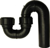 Geberit PE siphon entrée verticale/sortie verticale vertik 40mm noir (99)