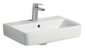 Geberit Renova Compact lavabo 550 x 370 mm - blanc - avec trou de robinet - avec trop-plein