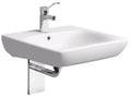 Geberit Renova Nr1 Comfort lavabo 650 x 550 mm - blanc Keralith - avec trou de robinet - avec trop-plein - accessible