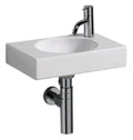 Geberit Preciosa II lave-mains 400 x 280 mm - blanc KeraTect - avec trou de robinet droite - sans trop-plein