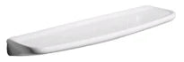tablette murale geberit renova: b=50cm, h=4.5cm, t=14cm, blanc