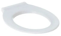 Geberit RENOVA NR1 COMFORT abattant blanc sans couvercle avec tige de gauche à droite