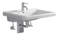 Geberit Renova Nr1 Comfort lavabo 550 x 525 mm - blanc Keralith - avec trou de robinet - avec trop-plein