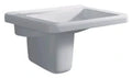 Geberit Renova Comfort lavabo 550 x 550 mm - blanc - sans trou de robinet - sans trop-plein