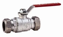 Giacomini  R258CC Vanne sphère Standard Man. Long. 2Xcompr 28X28