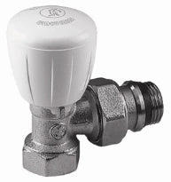 Giacomini robinet radiateur équerre thermostatisable 1/2 x 1/2 - douille auto-étanche