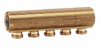 Giacomini  R551S collecteur laiton avec 6 sorties 18aa G 5/4 " x B.18 /6