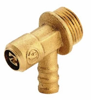 Giacomini  R64 rob. vidange carre+porte-caout laiton 3/8"
