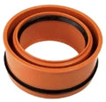 Airfit réduction plat interne concentrique 160x110mm pp brun rougeâtre