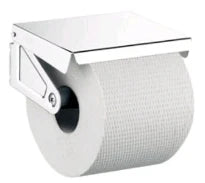 Emco Polo porte-rouleau avec couvercle - chromé