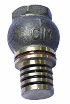 voetklep messing 5/4"