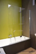 Procasa Pro pare-bain 2 parties réversible 1200 x 1500 mm - 6 mm - chromé