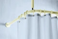 Sealskin Madeira rideau de douche 1200 x 2000 mm - blanc textile - sans anneaux - avec 8 trous