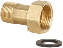 mess tweedel kopp incl dichting 2"Fx6/4"M - PER STUK