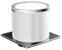 EMCO Art distributeur de savon avec poignée de commande incl pot de cloche chromé