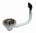 Walraven McAlpine crépine panier + grille inox + trop-plein 6/4" rectangulaire