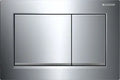 GEBERIT Twinline30 bedieningsplaat kunststof 2 toetsen glansverchroomd