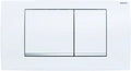 Geberit Twinline 30 plaque de commande - blanc - synthétique 2 touches