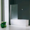 PARE - BAIGNOIRE NOVELLINI AURORA 70 - 150 ! blanc verre de securite vitrage:clair réversible