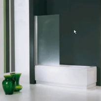 PARE - BAIGNOIRE NOVELLINI AURORA 70 - 150 ! blanc verre de securite vitrage:clair réversible