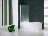 PARE - BAIGNOIRE NOVELLINI AURORA 70 - 150 ! chromé verre de securite transparant réversible