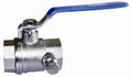 SLS kogelafsluiter m aftapper 6/4"FF chroom