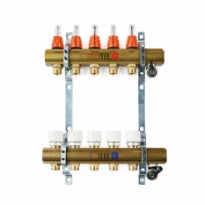 COLLECTEUR CHAUFFAGE DE SOL BEGETUBE 5/4 X M24 MM 3 raccordements avec debitmetre