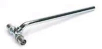 BEGETUBE Alpex aansl buisje m perskopp T-stuk 20/2 - 290cm messing