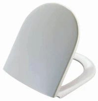 Pressalit Happy D siège des toilettes - blanc antibacterieel - scharnier BR7 inox
