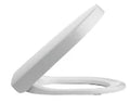 Pressalit 3 siège des toilettes - blanc - scharnier D38 inox