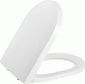 Pressalit Tivoli Soft D siège des toilettes - blanc - soft close - scharnier D15 inox