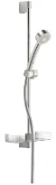 Hansa HansaBasicjet set de douche 70 mm 1jet 65  chromé barre-douchette-flexible de douche 1500mm-porte-savon