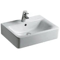 Ideal Standard Connect lavabo 550 x 460 mm - blanc - avec trou de robinet - avec trop-plein