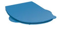 Ideal Standard Contour 21 siège des toilettes met handgreep - bleu - pour toilet d'enfants