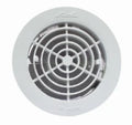 Nicoll Vent grille de ventilation 160 mm - blanc - avec moustiquaire