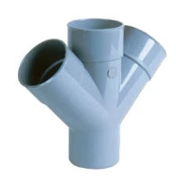 TE NICOLL 63 M X 63 F X 63 F pvc parallele 45°