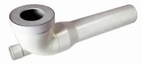 NICOLL wc-aansl.stuk haaks lang aftak 50mm 90mm