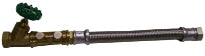 Fixaflex SAN Pidpa set de raccordement avec flexible polyamide 3/4 x 3/4 - 600 mm - robinet d'arrêt/clapet anti-retour/flexibel