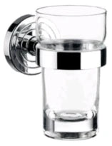EMCO Polo porte-verre cristal claire chromé