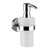 Emco Polo zeepdispenser kunststof wit chroom