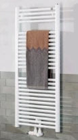 Zehnder Toga radiateur sèche-serviette électrique 1807 x 510 mm - 900 W - RAL 9016 blanc signalisation