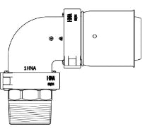 HENCO COUDE 90° MÂLE 75X2 1/2