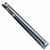 Coram Sealskin rechte douchestang, 20mm wit 155x255cm
