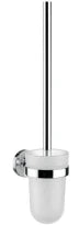 EMCO Polo porte-brosse cristal satiné steel chr modèle mural chromé
