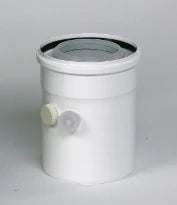 UBBINK Rolux aansluitstuk met meetnippels 110/160 MET/PP