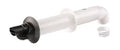 Ubbink Rolux 5H concentrique PP/acier passage mural 80/125 mm - noir - avec coude