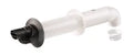 Ubbink Rolux 5H concentrique PP/acier passage mural 60/100 mm - noir - avec coude